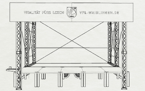 so sieht die Bühne aus