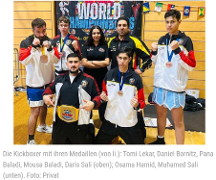 Osama Hamid Weltmeister im Kickboxen